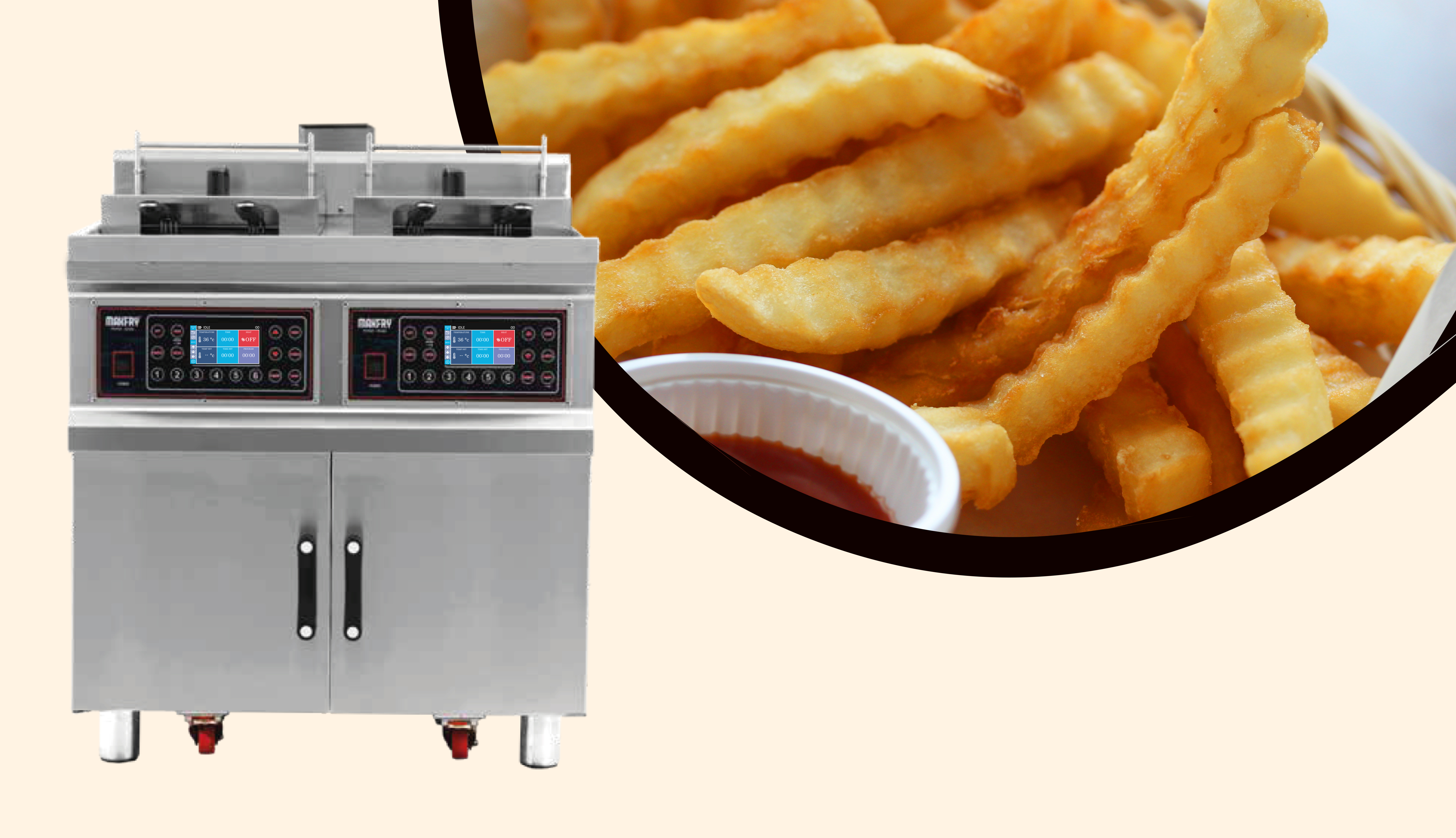 Gazlı Açık Fritöz FG300D