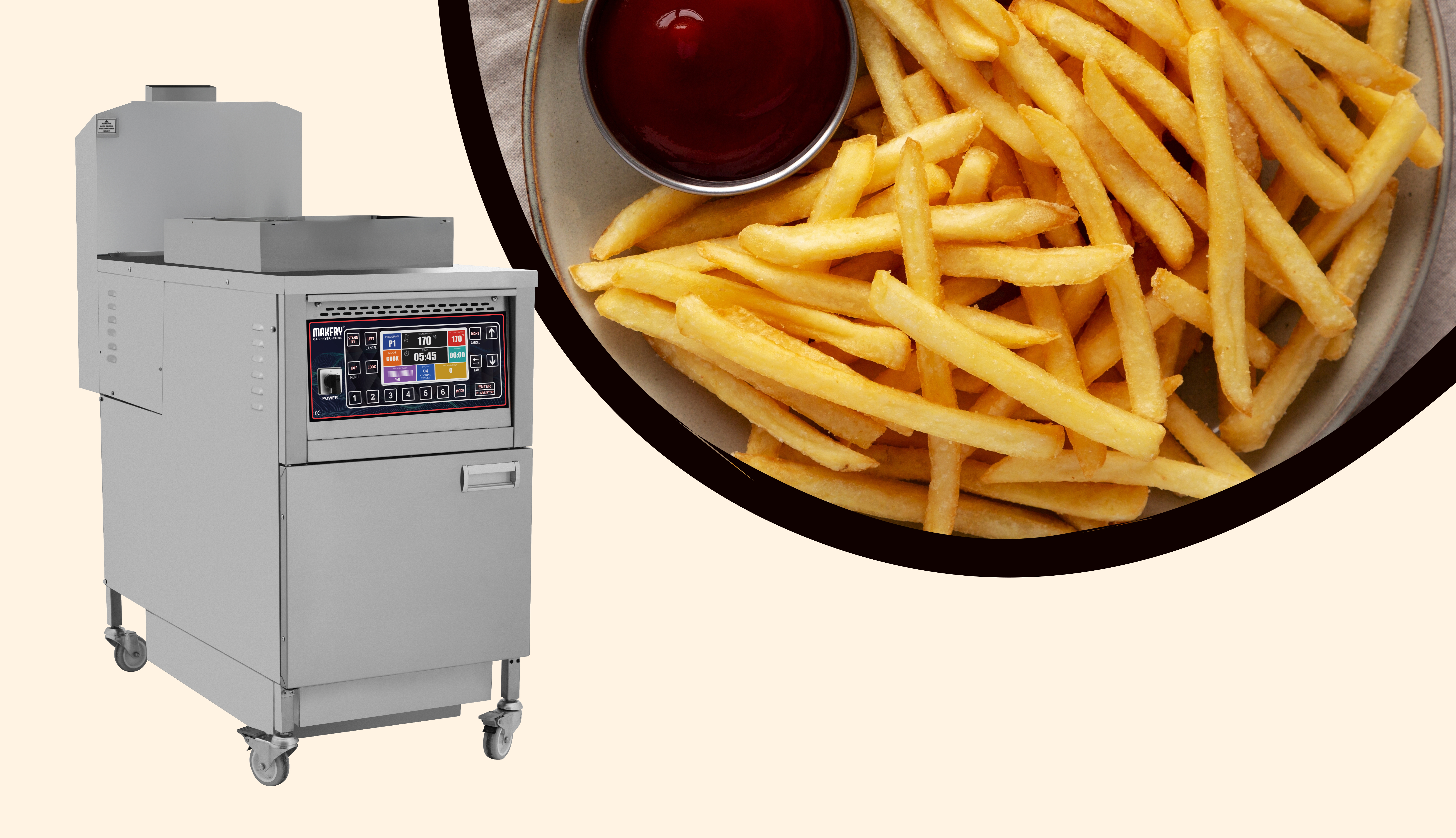 Gazlı Açık Fritöz OFG1030